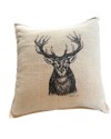 Coussin en lin Cerf - Naturel