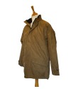 Manteau homme en toile imperméable beige