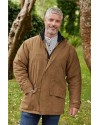 Manteau homme en toile imperméable beige