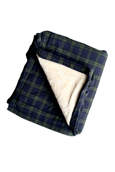 Plaid flanelle de coton -...