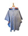 Cape Laveline réversible - Tweed gris souris